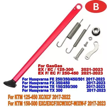 Боковая подставка + комплект пружин для KTM EXC 300 EXCF 350 125 250 400 450 XC XCF XCW XCFW для Husqvarna TE FE для GasGas EX EC MC