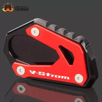 Боковая подставка с ЧПУ, увеличенная удлинительная подставка для Suzuki V-Strom 1000 DL1000 2014-2020 V-STROM 1000/XT, аксессуары