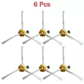 Боковая щетка для iRobot Roomba series, 6 запасных частей, 500, 600, 700, 527, 529, 528, 530, 532, 550, 560, 570, 595, 620, 601, 602, 630, 650, 760, 770, 780