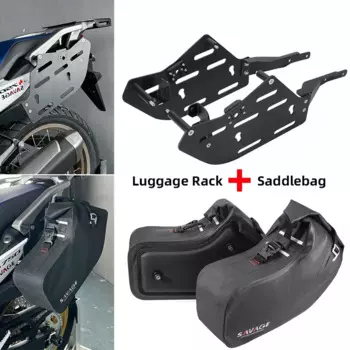 Боковая сумка для мотоцикла, багажник для Honda XL750 Transalp 750 2023-2025, водонепроницаемый кронштейн для седельной сумки, держатель