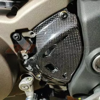 Боковая звездочка, чехол для цепи, обтекатель для Ducati Monster 821 1200 2014-2017, полностью углеродное волокно, 100%