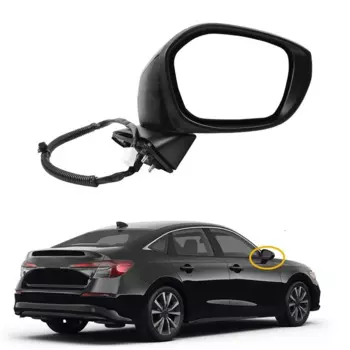 Боковое зеркало для Honda Civic Sedan/Hatchback 2022 2023, с электроприводом, ручное складывание, замена HO 1321350 (Правый 3-контактный) Запчасти