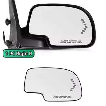 Боковое Зеркало С Подогревом, Широкоугольное Зеркало Заднего Вида Для Chevrolet Silverado Tahoe 1500 3500