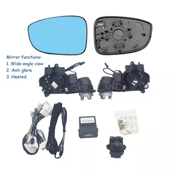Боковое зеркало заднего вида, Автомобильный складной мотор, модуль обновления для Honda Accord 10th 11th LHD 2018-2024, широкоугольные автомобильные зеркала