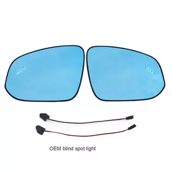 Боковое зеркало заднего вида с подогревом, 1 пара, синие стеклянные линзы для TOYOTA Harrier/Corolla Cross 2022-2024, боковые зеркала для автомобиля