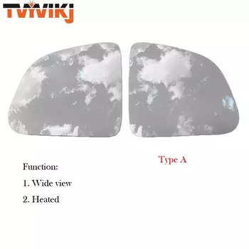 TVYVIKJ Real 1000R 1 пара боковых зеркал заднего вида, синие стеклянные линзы для Tesla Model Y 2019-2025, широкий обзор, антибликовое крыло ModelY