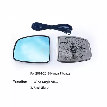 Боковое зеркало заднего вида TVYVIKJ, синее Зеркальное стекло для Honda JAZZ FIT GK5, 2014, 2015, 2016-2018, для CITY GM6, 2015, 2016, 2017, 2018, 2019