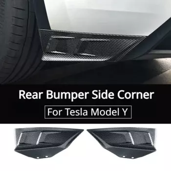 Боковой угол заднего бампера для модели Tesla Y, задний спойлер в стиле грома, защита от царапин, аксессуары для модификации модели