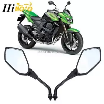 Боковые гоночные зеркала заднего вида для мотоциклов, боковое зеркало для Kawasaki Z750 Z1000 ER-6N KLE400 KLE500 VERSYS 1000 ZRX1100 ZRX1200