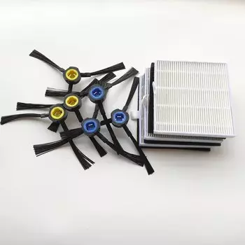 Боковые щетки, HEPA-фильтр, ткань для швабры для iLife V8 Pro V8s V8 Plus V80 Max