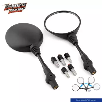 Боковые зеркала заднего вида для YAMAHA XT250 SEROW XT 225 TW 200 для SUZUKI DRZ 400 DR 250 SE, Мотоциклетные аксессуары, зеркало заднего вида