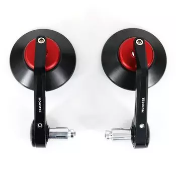 Боковые зеркала заднего вида с ЧПУ для мотоцикла, ручка, торцевое зеркало, подходит для Ducati Monster 695 696 796 797 821 1100 1200 1200S 1200R S2R