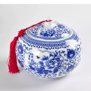 Большая керамическая банка для чая, сахарница, банка, сферические домашние декоративные украшения, контейнер для хранения, коробка