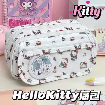 Большая многослойная сумка для хранения Hello Kitty Bandai
