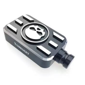 Большая ножная педаль QJMOTOR QJ 500S / 300 череп, мотоциклетная педаль тормоза/Передняя ножная педаль, ретро ножная педаль, нескользящая широкая плюс