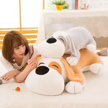 Большая плюшевая игрушка для собак 65 см, мягкая кукла-подушка, игрушка, подарок на день рождения b0017