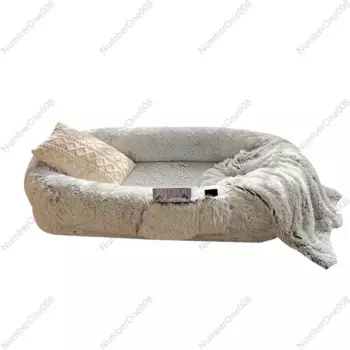 Большая плюшевая кровать для собаки, длина 165x100x25 см, размер 0 см