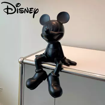 Большая полимерная подвижная Статуэтка Disney с Микки Маусом, модель, статуэтка, кукла для дома, гостиной, декоративная Коллекционная кукла