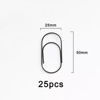 Большие пластиковые скрепки ALLTU 4 цвета