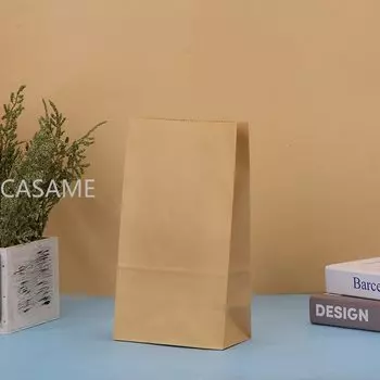 Большие подарочные пакеты из крафт-бумаги casame