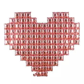 Большие сердечные шары из фольги Disney