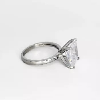 Большое Квадратное кольцо HESHI с фианитом для женщин и мужчин