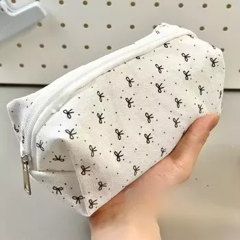 Большой черный канвасный пенал eTya