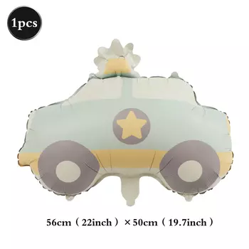 Большой фольгированный шар с медведем EsenTroye, набор из 3 штук