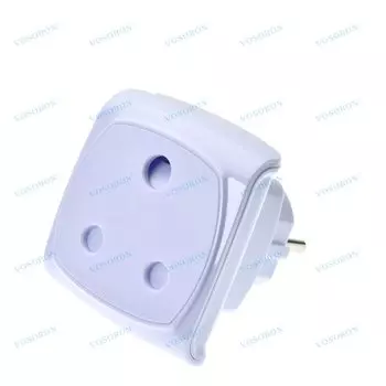 Большой Южноафриканский в ЕС, европейские штифты 4,8 мм, адаптер для путешествий, преобразователь 16A, разъем для розетки переменного тока Южной Африки