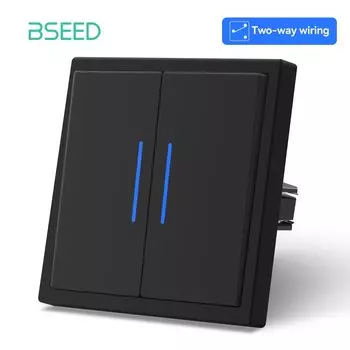 Большой кнопочный переключатель BSEED черный