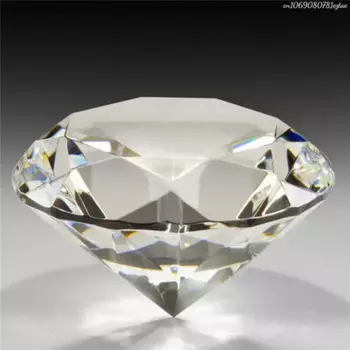 Большой прозрачный хрустальный бриллиант MOONBIFFY