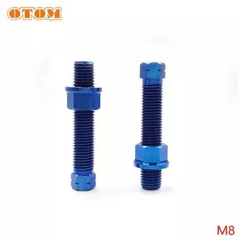 Болт регулировки цепи OTOM из титанового сплава M8 M10 для мотокросса, байка для KTM, HONDA, KAWASAKI, SUZUKI, YAMAHA