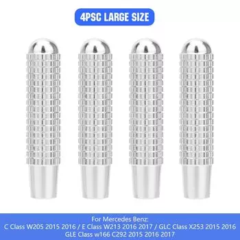 Болт замка двери автомобиля из алюминиевого сплава, дверной болт для Mercedes Benz C W205 GLC GLE E W213 CLA GLA A Class, модифицированные аксессуары