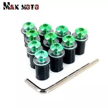 Болты и гайки для ветрового стекла Мотоцикла Suzuki SV650 V Открытый AN 250 400 650 SV400 GSF650 SV1000 5 мм 10 шт.