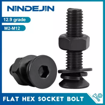 Болты и гайки NINDEJIN из углеродистой стали M2-M10