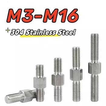 Болты нержавеющая сталь М3-М16 шестигранная головка