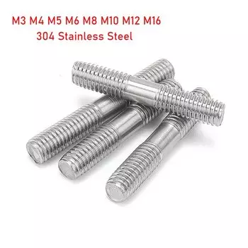 Болты с двойной головкой Huiruixin из нержавеющей стали M3-M16