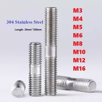 Болты с двойной головкой из нержавеющей стали M3-M16