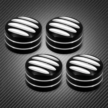 Болты с головкой мотоцикла, колпачки, 4 шт., крышка свечи зажигания, винты двигателя, гайка для Harley Sportster XL883 1200 48 72 Twin Cam Touring 99-17