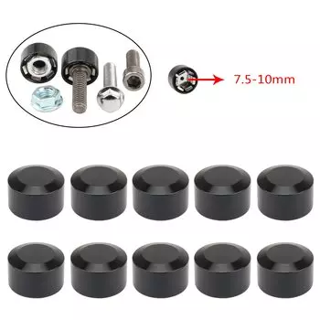 Болты с головкой мотоцикла, крышка с ЧПУ, топпер, крышка для Harley Sportster Touring Dyna Big Twin Cam Softail, черный