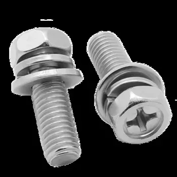 Болты с шестигранной головкой М10 и М8, 10 шт.