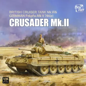 Бортовая модель танк Модель для сборки Kit BT-015 немецкий круизер Tank Британский круизер MK II 1/35