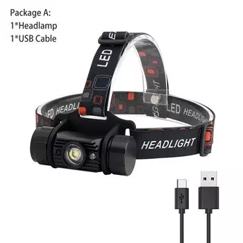 BORUiT 3000LM налобный фонарь RJ-020