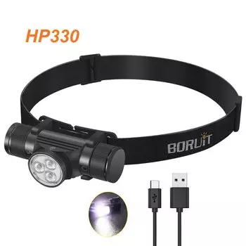 BORUiT HP330 налобный фонарь 2000LM