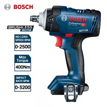 Bosch Impact Wrench GDS 18V-400 Бесщеточный аккумуляторный гайковерт 400 Н.М