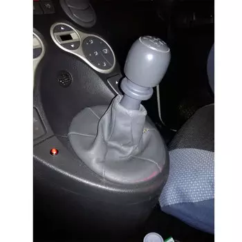 Ботинок кожаный для FIAT PANDA ручка переключения рулевого механизма автомобиля, 2003, 2004, 2005, 2006, 2007, 2008-2012, 5 скоростей