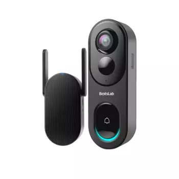 Botslab объектив «рыбий глаз» видео дверной звонок Cam timbre inalmbrico наружная Wi-Fi 5MP двусторонняя камера ночного видения умная домашняя камера безопасности