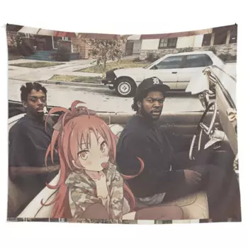 Boyz n the Hood Puella Magi Madoka Magica гобелен
