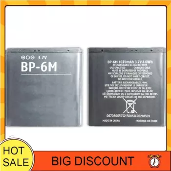 BP-6M аккумулятор для мобильного телефона NOKIA N93 N73 9300 6233 6280 6282 3250 6151 6234 6288 9300i N77 6151 6290 N93S