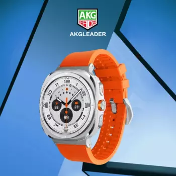 Браслет AKGLEADER для часов Samsung Galaxy Watch 7 Ultra 47 мм, спортивный ремешок для часов ULTRA7 без зазоров, изогнутый концевой браслет